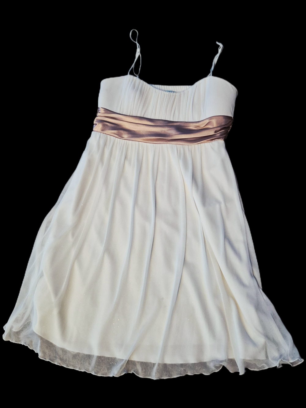 White Pleated Mini Dress